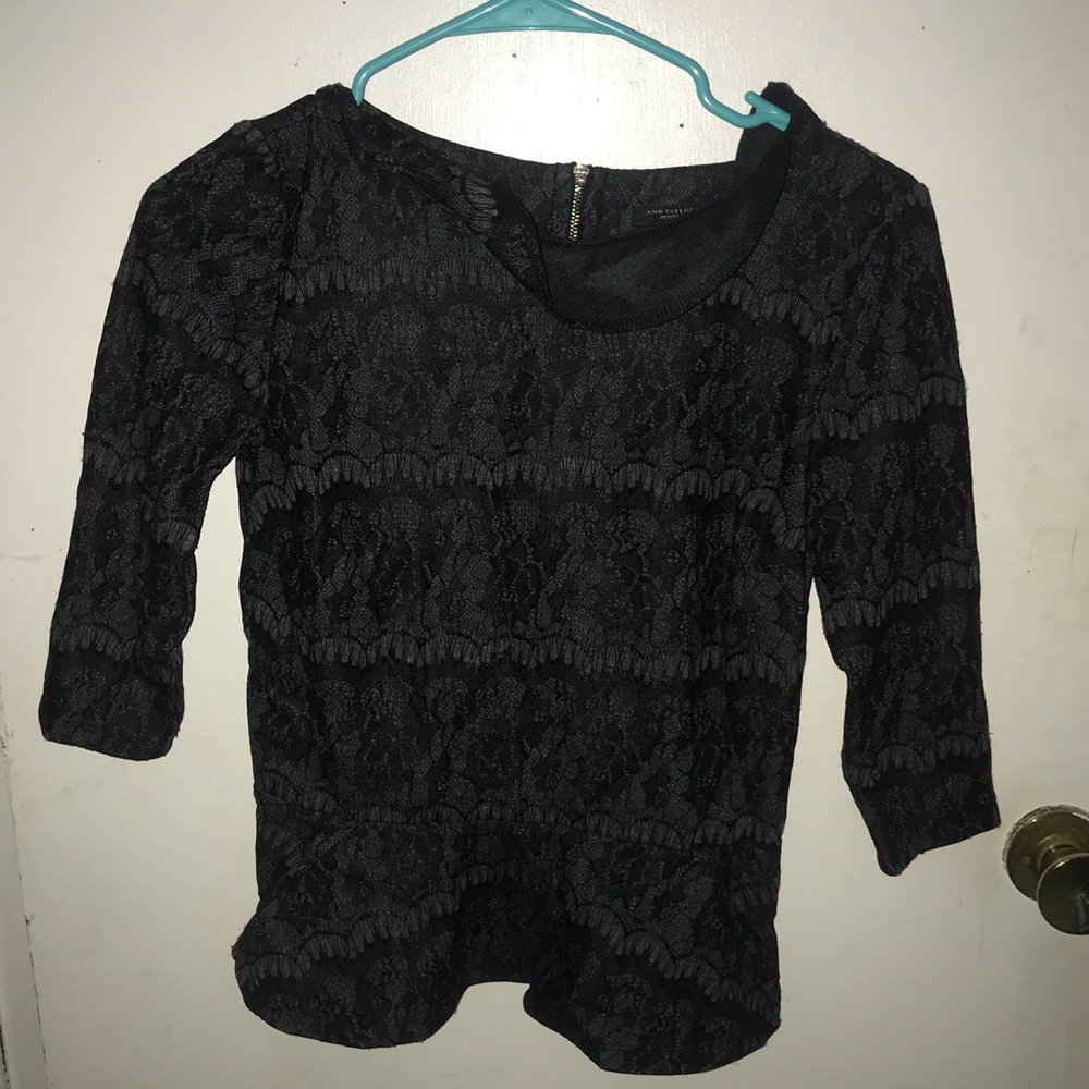 Peplum anne Taylor top